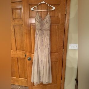 Jump Lavender and Beige Maxi Dress